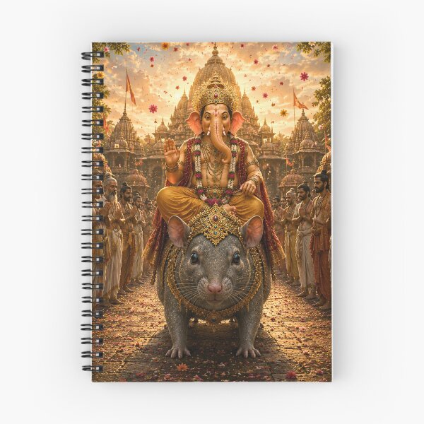 Item preview, Lord Ganesha Defeats Gajamukhasura Series – The Birth of the Divine Vehicle. Mushika Is Born – Ego Transformed into Divine Service designed and sold by Homyar.