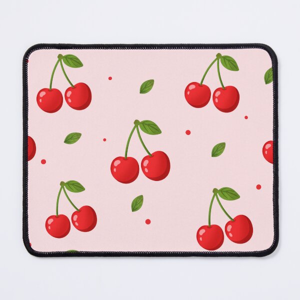 Item preview, Cherry Pattern Pink Background designed and sold by tviyluv.