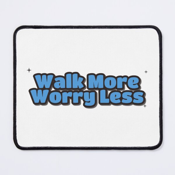 Item preview, Walk More Worry Less Dog Retro designed and sold by unique0703.