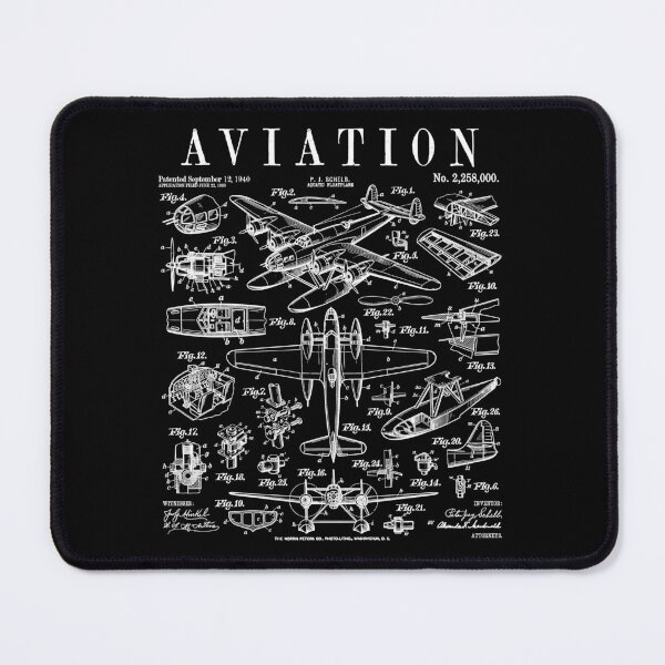 Item preview, Aviation Pilot Airplane Seaplane Aircraft Vintage Patent designed and sold by GrandeDuc.