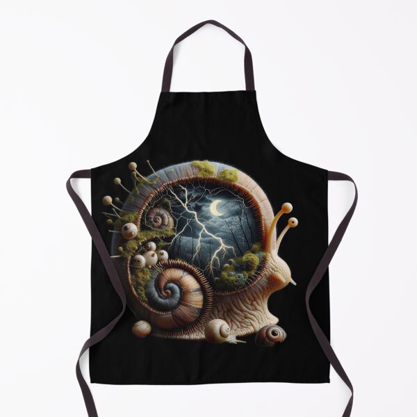 Item preview, Storm in the Shell – Lightning Snail and Forest Mindscape designed and sold by LujziWorld.