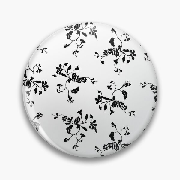 Item preview, Minimalist Black Wildflower Silhouette Pattern designed and sold by rawpetal.