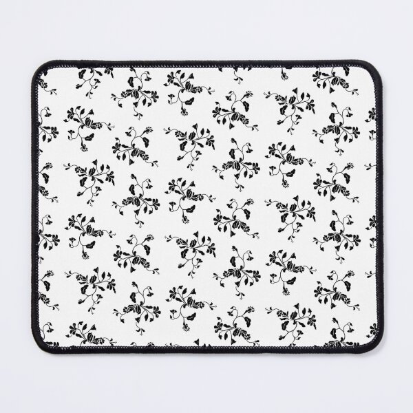 Item preview, Minimalist Black Wildflower Silhouette Pattern designed and sold by rawpetal.
