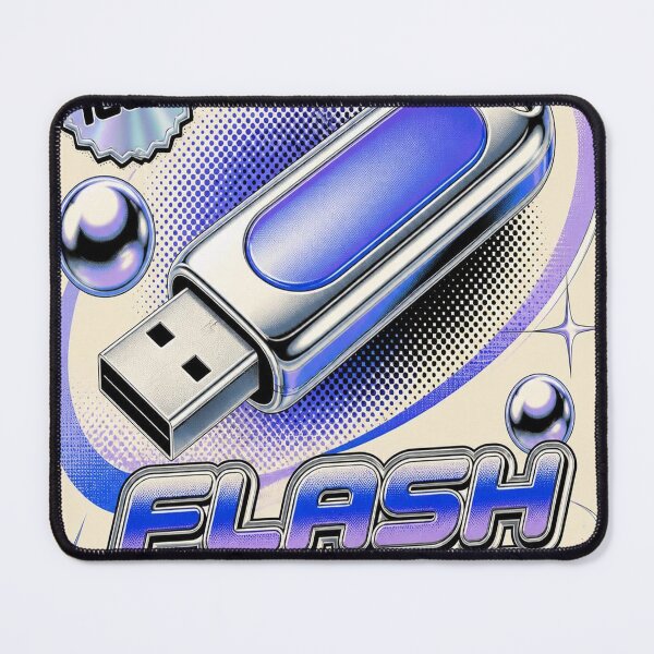 Item preview, USB Flash Drive Y2K Icon Retro T-Shirt | Nostalgic 2000s Tech Tee designed and sold by SunnyDesign82.