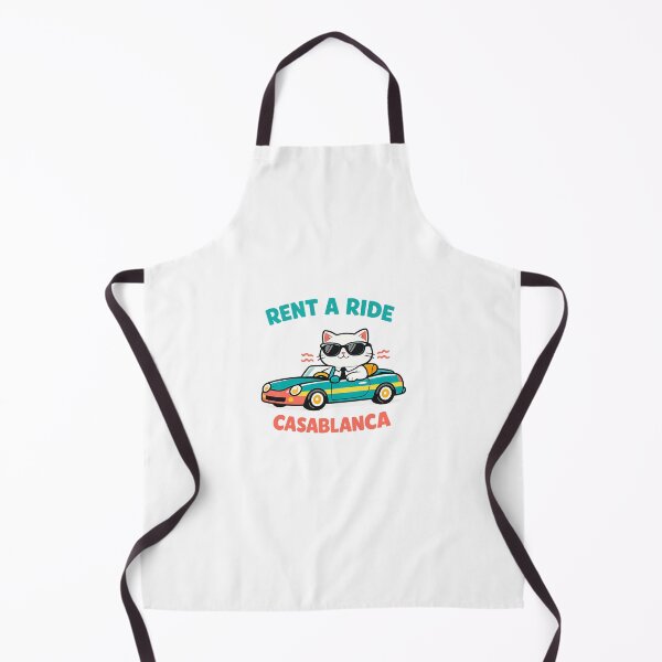 Item preview, Funny Car Rental Cat Casablanca Graphic Design designed and sold by MIROUZ2000.