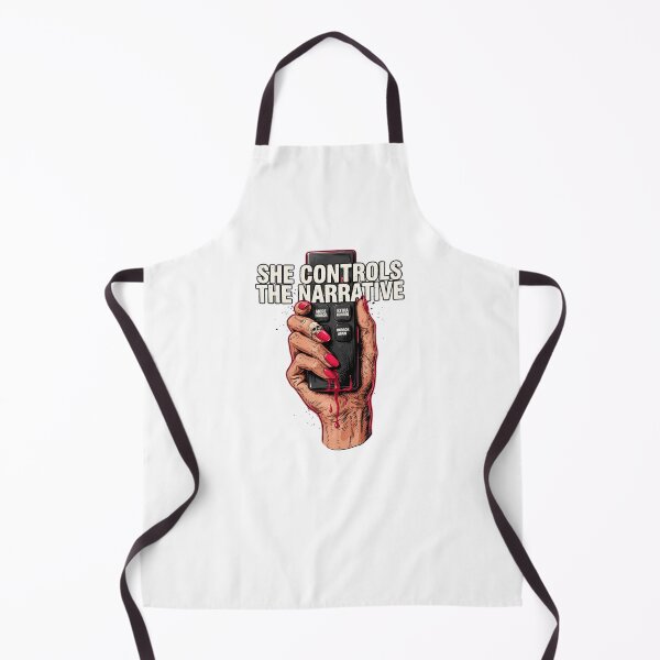 Item preview, She Controls the Narrative, Horror Remote Woman Dark Humor Funny designed and sold by CryptReel.
