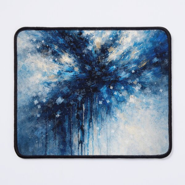 Item preview, Blue Cosmic Burst Abstract Expressionism Painting designed and sold by Joey Santiago.