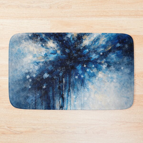 Item preview, Blue Cosmic Burst Abstract Expressionism Painting designed and sold by Joey Santiago.