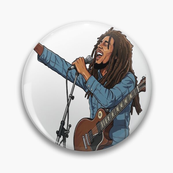Item preview, Bob Marley - Cartoon designed and sold by Bigkite.