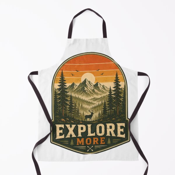 Item preview, Explore More Vintage Wildlife Mountain Badge designed and sold by AVINN-SENPAI.
