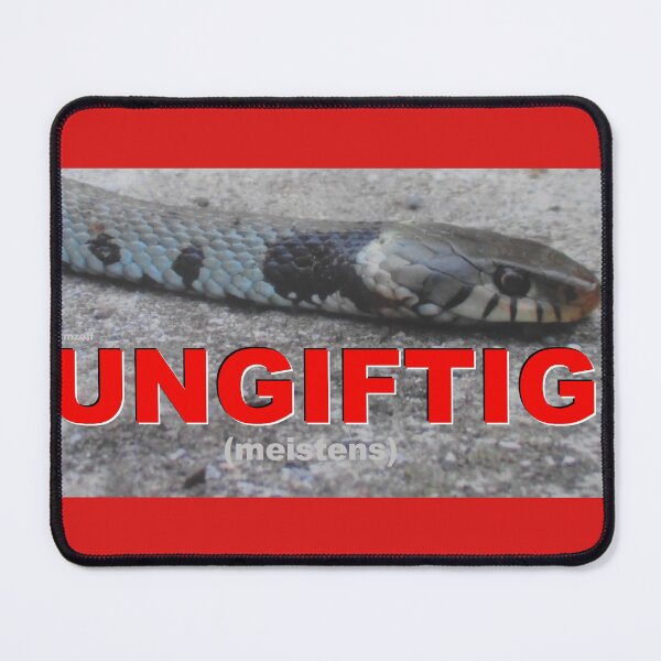 Item preview, Grass snake with text: NON-POZY (mostly) designed and sold by ZoffArt-Shop.