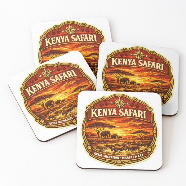 Item preview, Kenya Safari Great Migration Maasai Mara Wildlife  designed and sold by Modefissi.