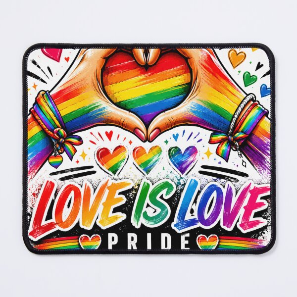 Item preview, Love Is Love Pride Heart Design designed and sold by BagFactoryUK.