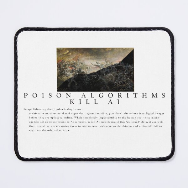 Item preview, Poison Algorithms Kill AI Anti AI Historic Artwork - bow designed and sold by GrimeWear.
