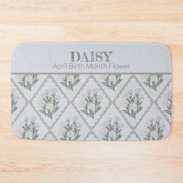 Item preview, Daisy Flower Pattern April Birth Month | Vintage Botanical Cottagecore Floral Design designed and sold by storieslanguage.