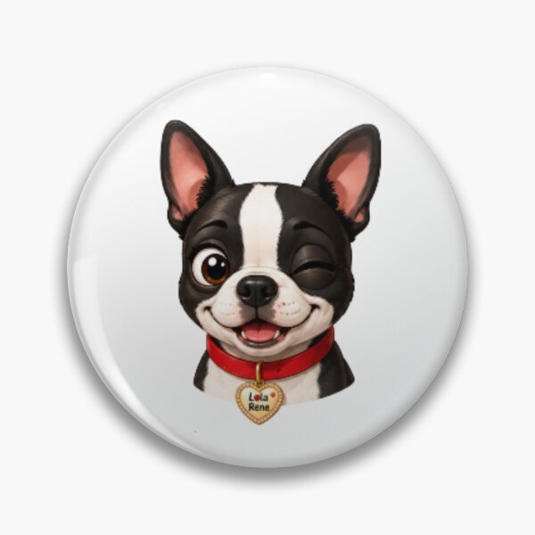 Item preview, Boston Terrier animated cartoon characters cute puppy  designed and sold by LolaReneMerch.