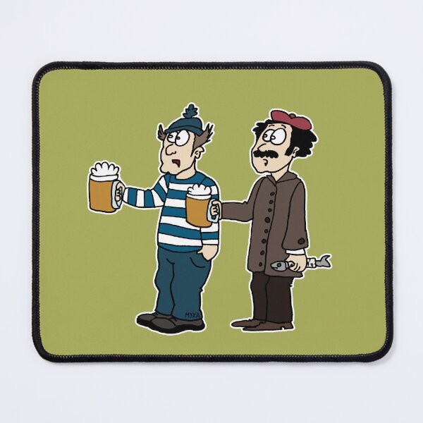 Item preview, Funny Beer Friends Cartoon | Quirky Men Drinking Ale Meme designed and sold by MyxaART.