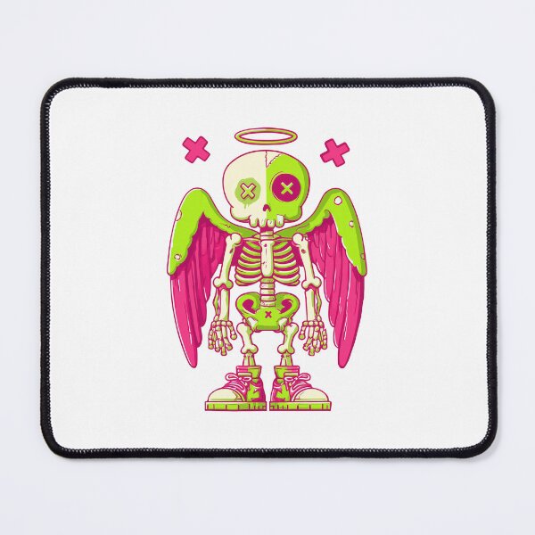 Item preview, Angel skeleton pink wings designed and sold by robyeyedropy.