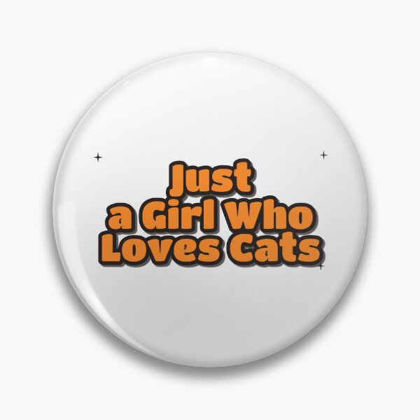 Item preview, Just a Girl Who Loves Cats Retro designed and sold by unique0703.