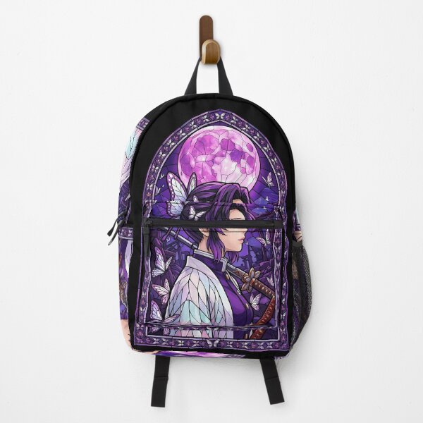 Item preview, Shinobu Kocho Demon Slayer Purple Moon Katana Stained Glass designed and sold by mildaclairmo.