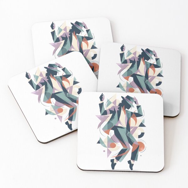 Item preview, Dancing Silhouette Abstract Fan Art designed and sold by Dhenin Studio.