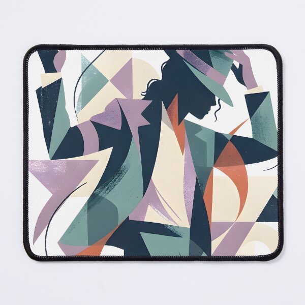 Item preview, Dancing Silhouette Abstract Fan Art designed and sold by Dhenin Studio.