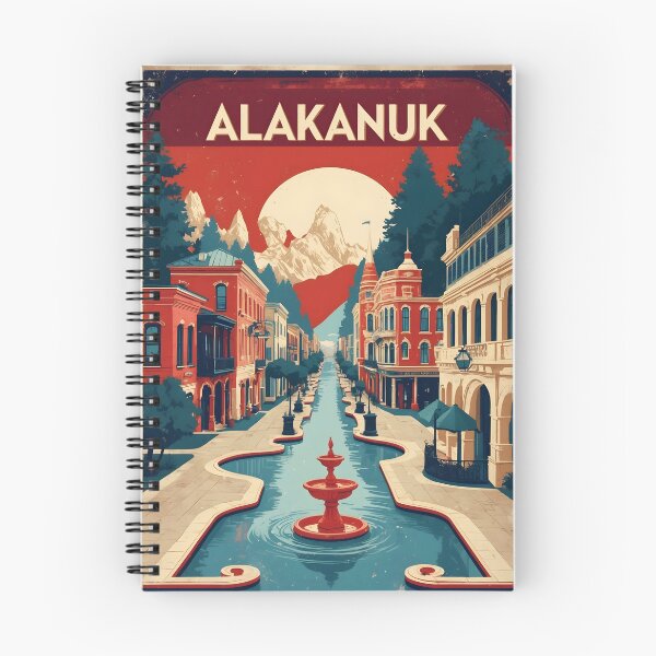 Item preview, Alakanuk Alaska 1950s USA Vintage Travel Tourism designed and sold by TravelersGems.