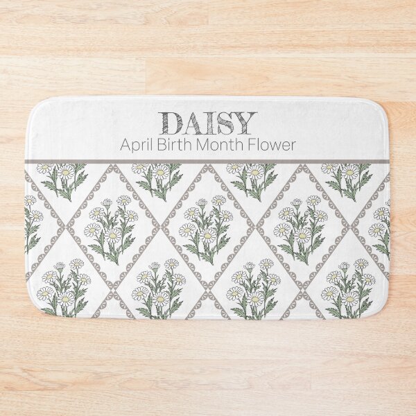 Item preview, April Birth Month Flower Daisy Pattern | Vintage Botanical Cottagecore Floral Design designed and sold by storieslanguage.