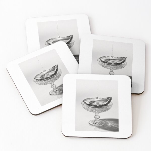 Item preview, Ocean Opulence: Crystal Coupe and Oyster Shell Fine Art Print designed and sold by marianka91.