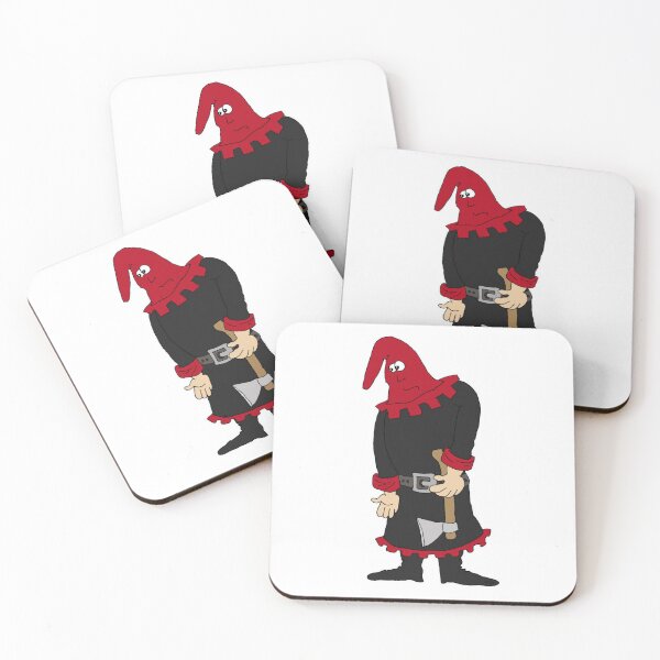 Item preview, Hamlet Shrug Executioner Cartoon | Dark Literature Meme Sticker designed and sold by MyxaART.