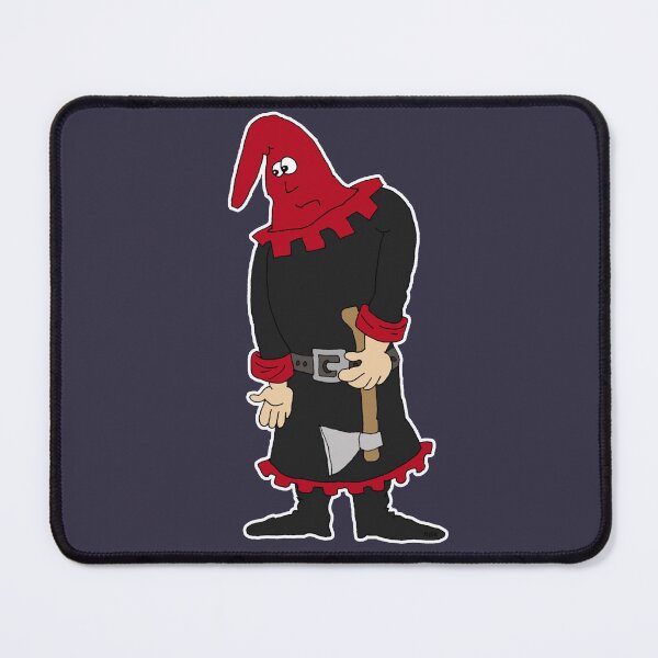 Item preview, Hamlet Shrug Executioner Cartoon | Dark Literature Meme Sticker designed and sold by MyxaART.