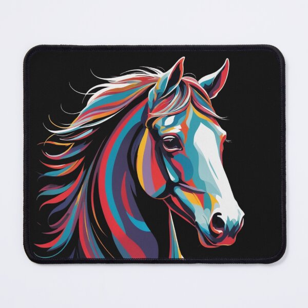 Item preview, Colorful Abstract Horse Wall Art | Modern Pop Art Horse Portrait designed and sold by Velmart.