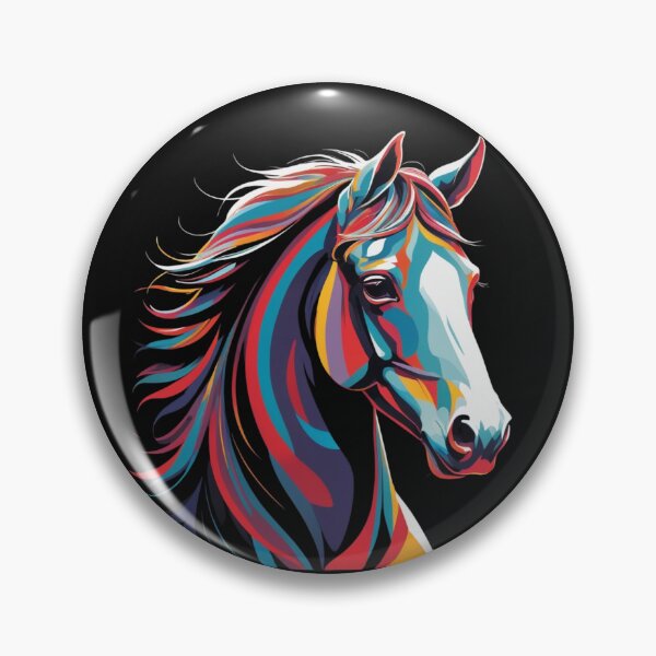 Item preview, Colorful Abstract Horse Wall Art | Modern Pop Art Horse Portrait designed and sold by Velmart.