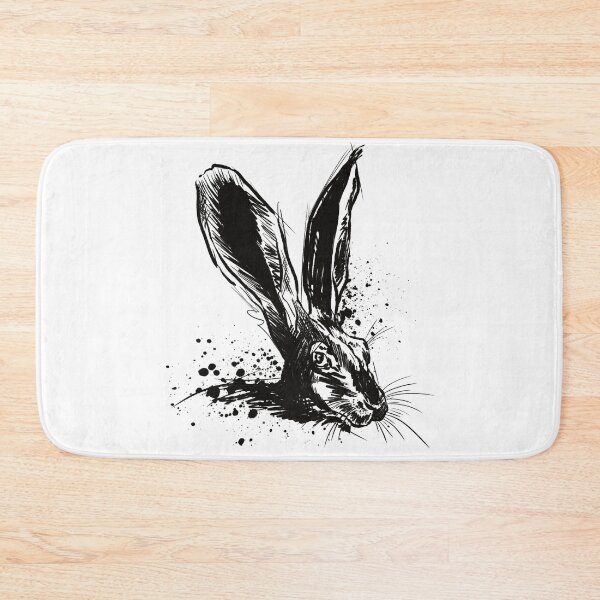 Item preview,  Wild Hare Ink Portrait Illustration designed and sold by Inkversed.
