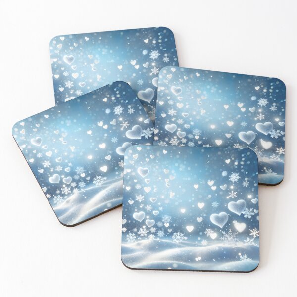 Item preview, Falling Snowflakes and Snow Hearts in Sunlight designed and sold by Maria Dryfhout.