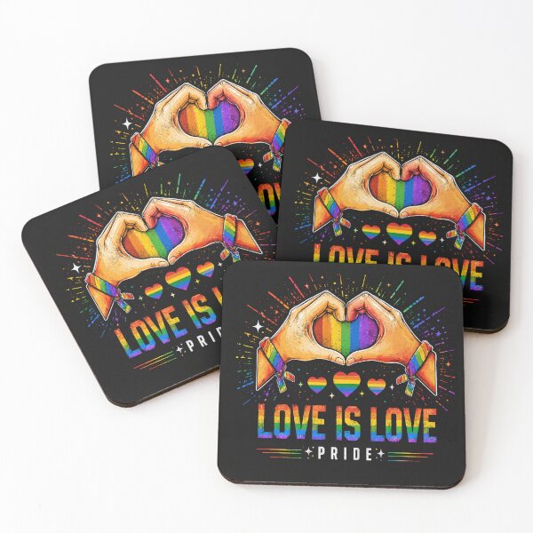 Item preview, Love Is Love Rainbow Pride Art designed and sold by BagFactoryUK.