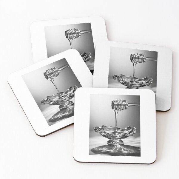 Item preview, Luxury Kitchen Decor – Minimalist Glass Bowl and Honey Poster designed and sold by marianka91.