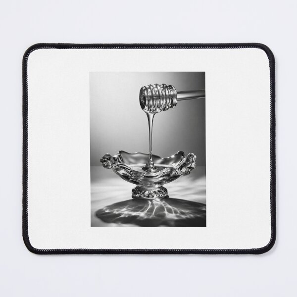Item preview, Luxury Kitchen Decor – Minimalist Glass Bowl and Honey Poster designed and sold by marianka91.