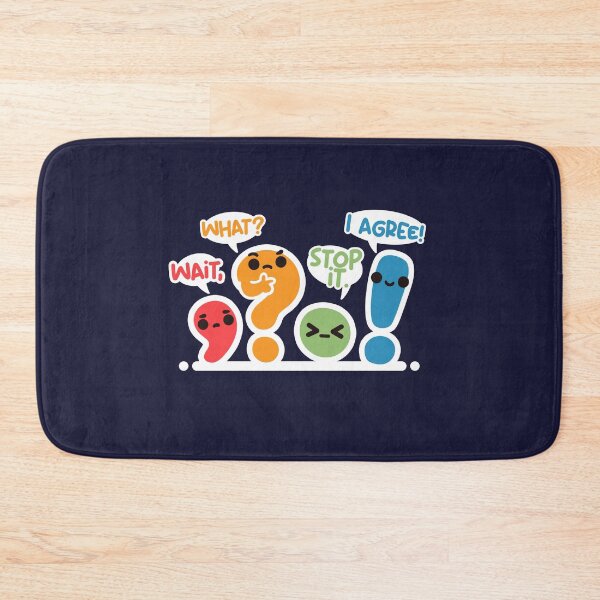 Item preview, Punctuation Squad - Cute Kawaii Grammar Punctuation Characters designed and sold by NemiMakeit.