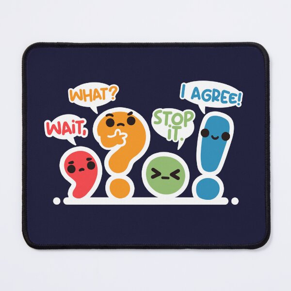 Item preview, Punctuation Squad - Cute Kawaii Grammar Punctuation Characters designed and sold by NemiMakeit.