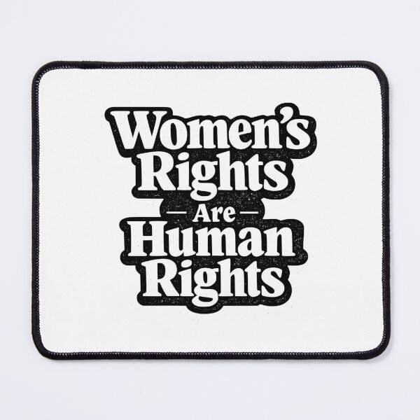 Item preview, Women's Rights Are Human Rights Distressed Vintage Typography T-Shirt | Feminist Empowerment designed and sold by Velora Printss.