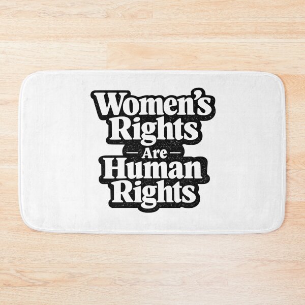 Item preview, Women's Rights Are Human Rights Distressed Vintage Typography T-Shirt | Feminist Empowerment designed and sold by Velora Printss.