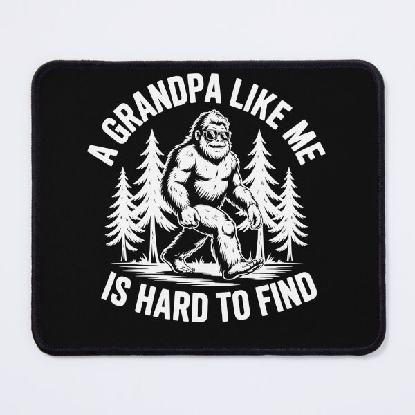 Item preview, A Grandpa Like Me Is Hard To Find Bigfoot , funny sasquatch grandpa gift, legend lover graphic, hiking humor shirt, vintage shirt  designed and sold by Merchall  store.