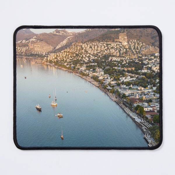 Item preview, Bodrum Turkey Sunrise Aerial View designed and sold by Londonimages.