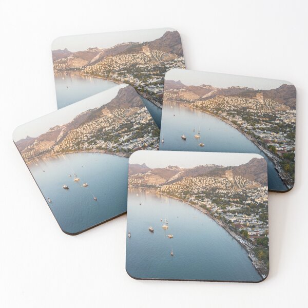 Item preview, Bodrum Turkey Sunrise Aerial View designed and sold by Londonimages.