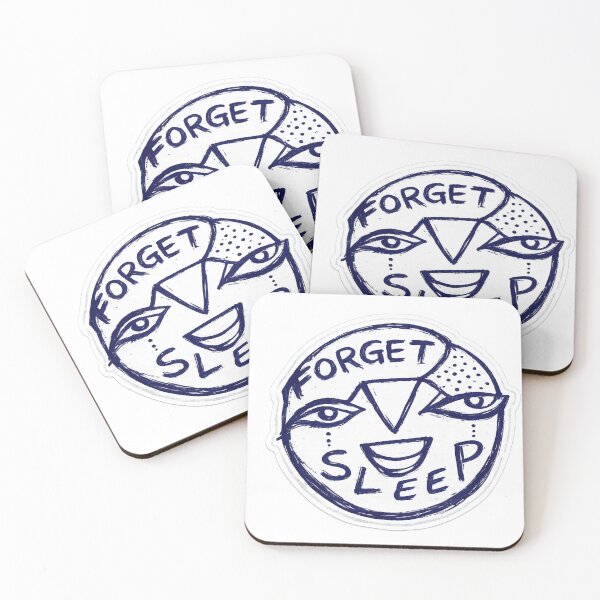 Item preview, Forget Sleep – Abstract Face Graffiti Sticker designed and sold by Genzfirevibes.