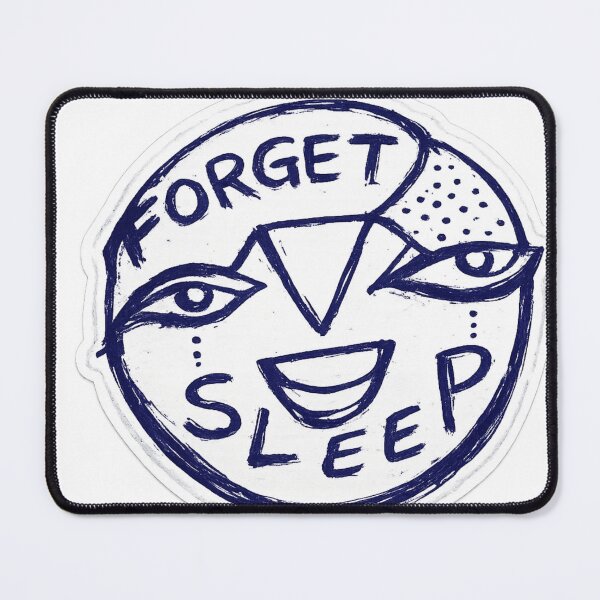 Item preview, Forget Sleep – Abstract Face Graffiti Sticker designed and sold by Genzfirevibes.