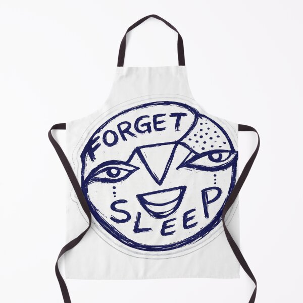 Item preview, Forget Sleep – Abstract Face Graffiti Sticker designed and sold by Genzfirevibes.