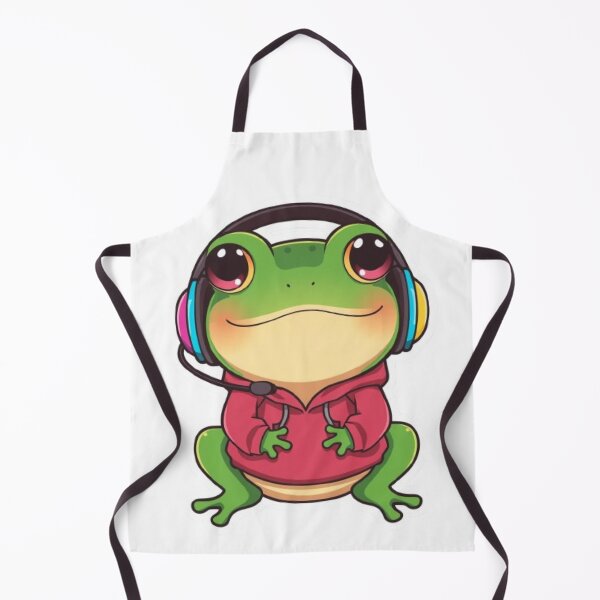 Item preview, Kawaii Strawberry Frog Sticker | Cute Gaming Frog Mascot designed and sold by Stylestickers55.