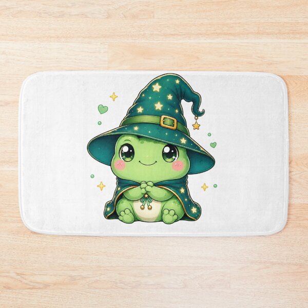 Item preview, Cute Frog Wizard | Kawaii Cottagecore Aesthetic Art designed and sold by Dulxoz.